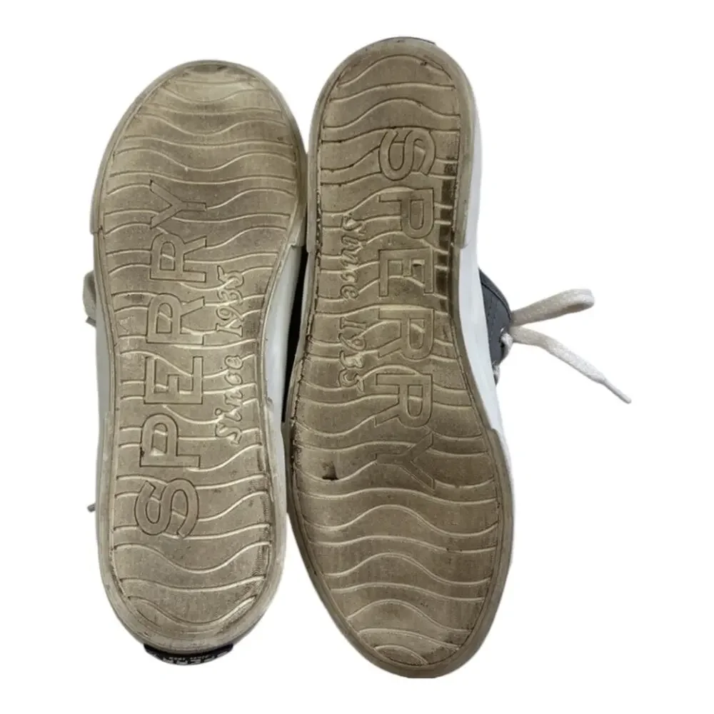 Women’s Sperry Lace-up Top-Sider Gray with Memory Foam Size 8.5